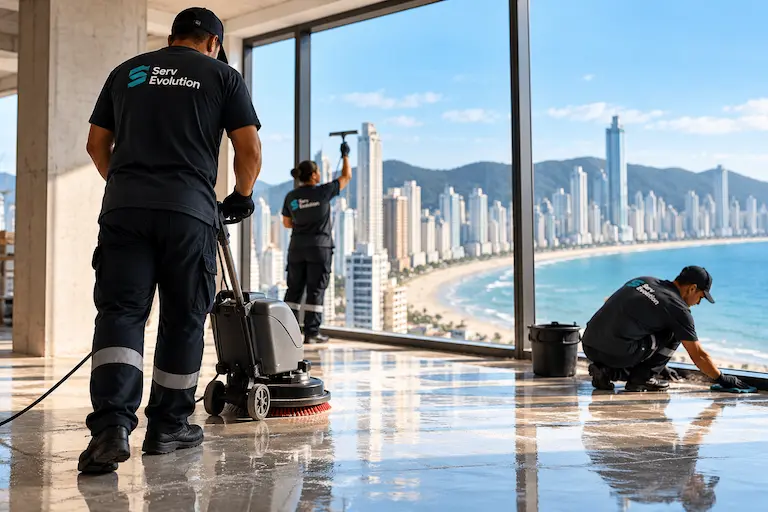 Limpeza pos obra balneario camboriu